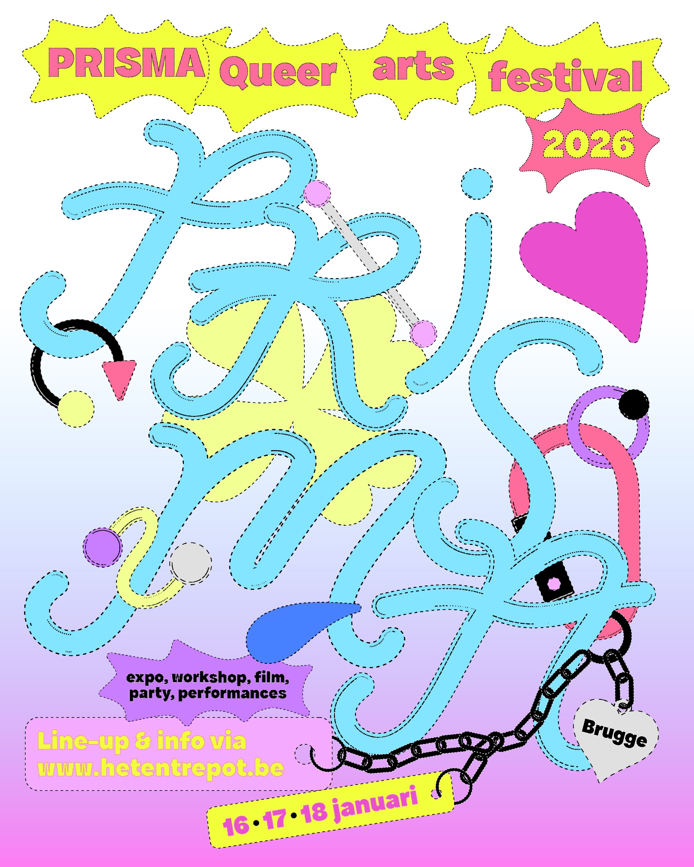 Prisma Queer Arts Festival 2026 - Het Entrepot